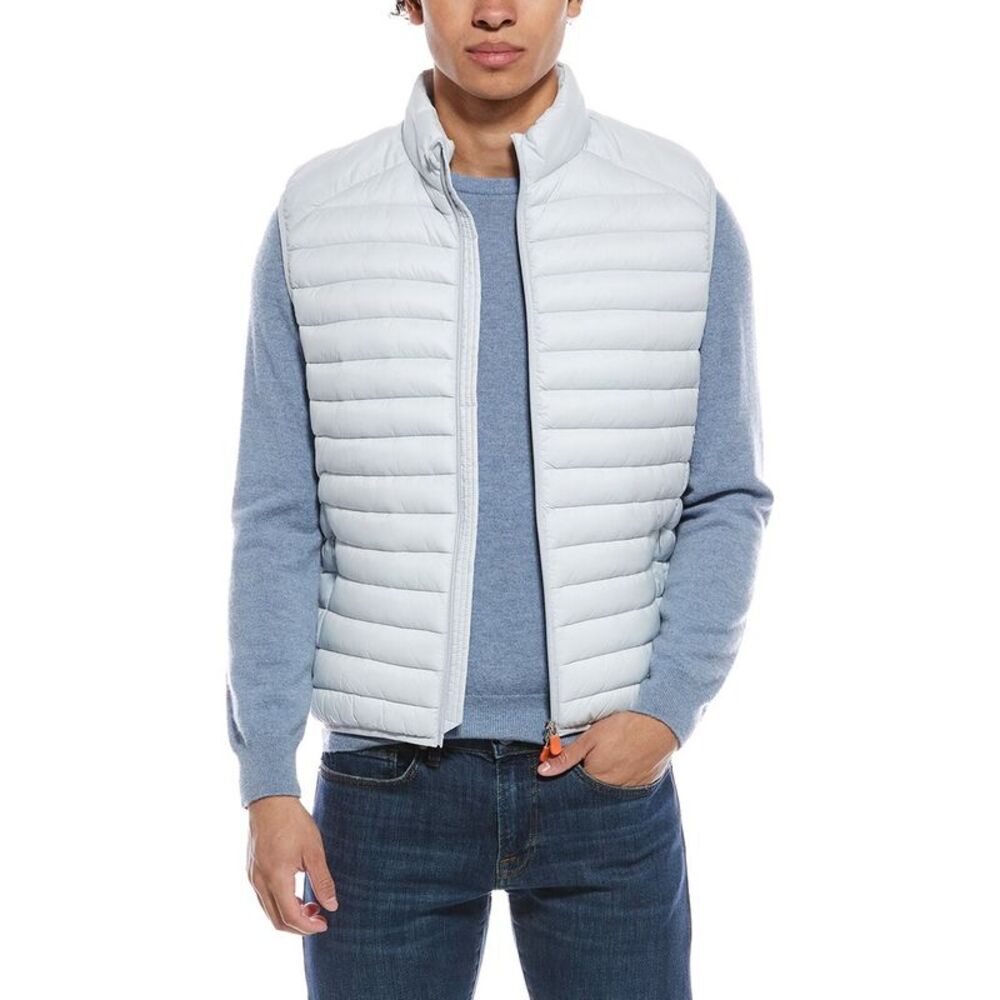 Save The Duck Mens  Adam Vest, Grey